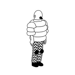 Illustration of a person standing and looking down.