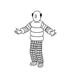 Illustration of a person with their hands out in confusion.